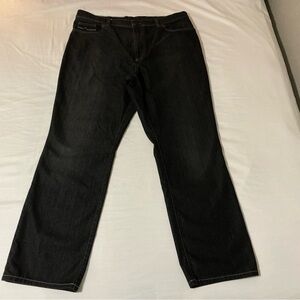 Classic Black Relaxed Fit Men's Jeans